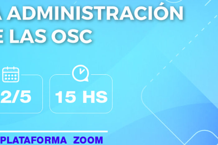 Capacitación sobre administración de las organizaciones sociales