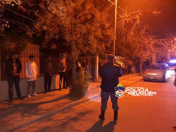 Cría 2°: Desarticulan fiesta clandestina en el barrio villa maría