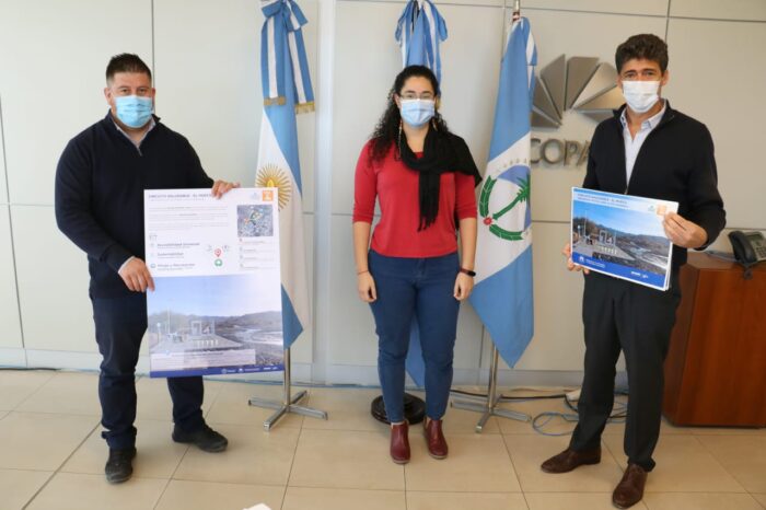 COPADE entregó la propuesta del Circuito Saludable para El Huecú
