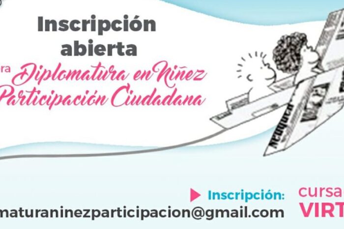 Abren la inscripción a la tercera edición de la Diplomatura en Niñez y Participación Ciudadana