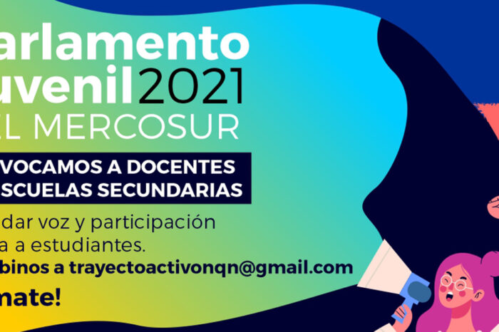Invitan al Parlamento Juvenil del Mercosur 2021
