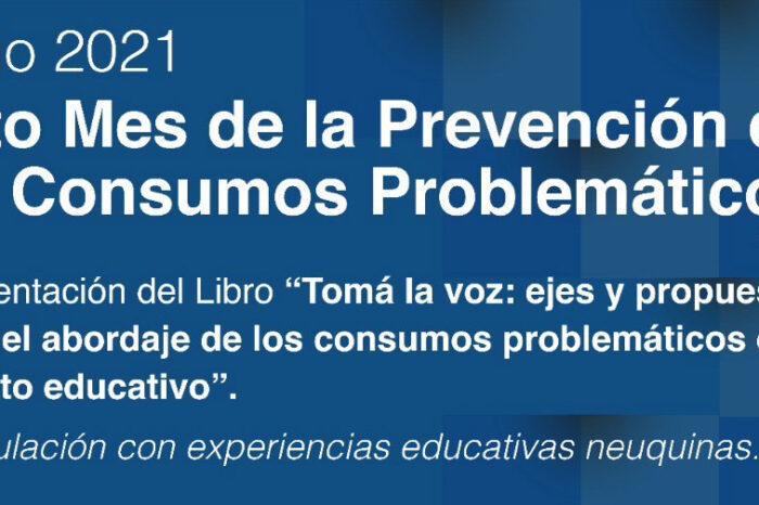 Se realizará un acto por el Mes de la Prevención de los Consumos Problemáticos