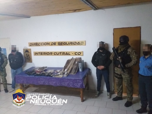 Allanamientos permite el secuestro de armas, municiones, con demorados y uno de ellos con pedido de captura por homicidio