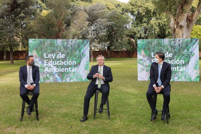 "Estamos generando conciencia en las nuevas generaciones”, dijo el Presidente sobre la ley de Educación Ambiental Integral