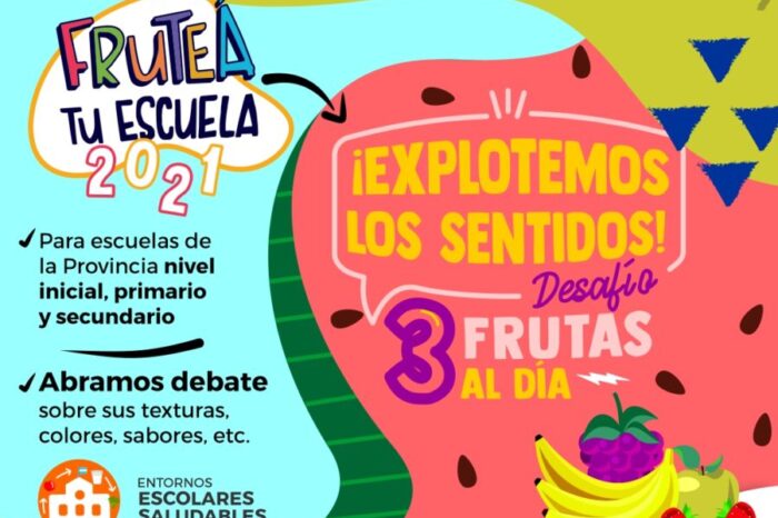 Nueva convocatoria para participar de “Fruteá tu escuela”