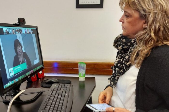 Storioni participó en la presentación de los avances del Plan Federal Juana Manso