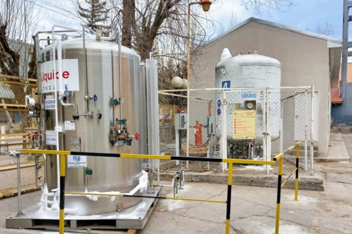 Salud gestionó la instalación de un nuevo tanque de oxígeno para el Hospital Zapala