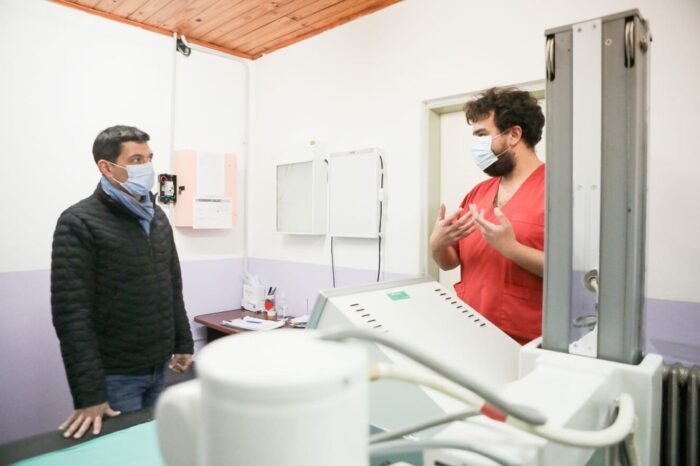 El vicegobernador Marcos Koopmann visitó la localidad de Las Coloradas