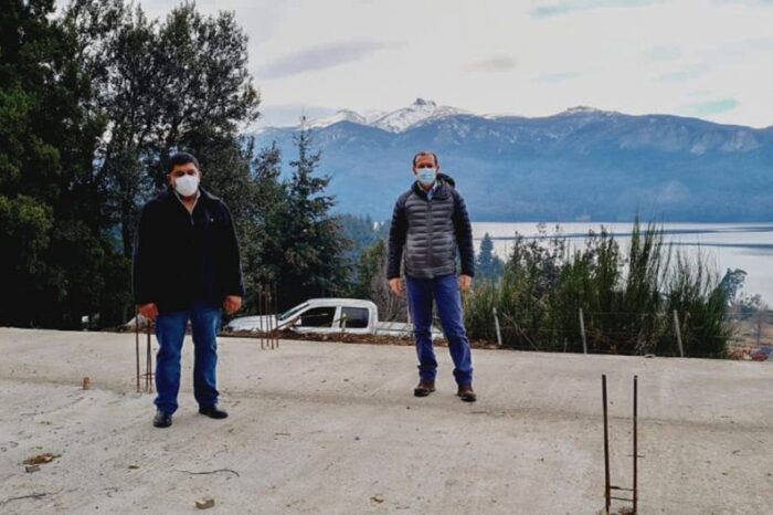 El gobernador visitó Villa Traful y recorrió obras