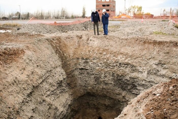 Avanza a buen ritmo la obra de agua potable para Colonia Nueva Esperanza