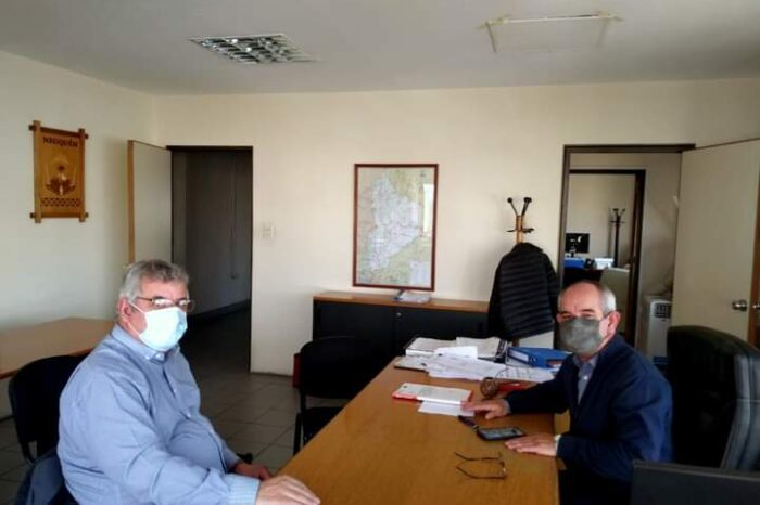 Corazini continúa gestionando obras e infraestructuras para la localidad en la capital neuquina
