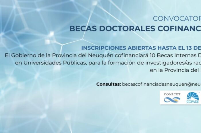 La Provincia del Neuquén cofinanciará becas doctorales junto al CONICET