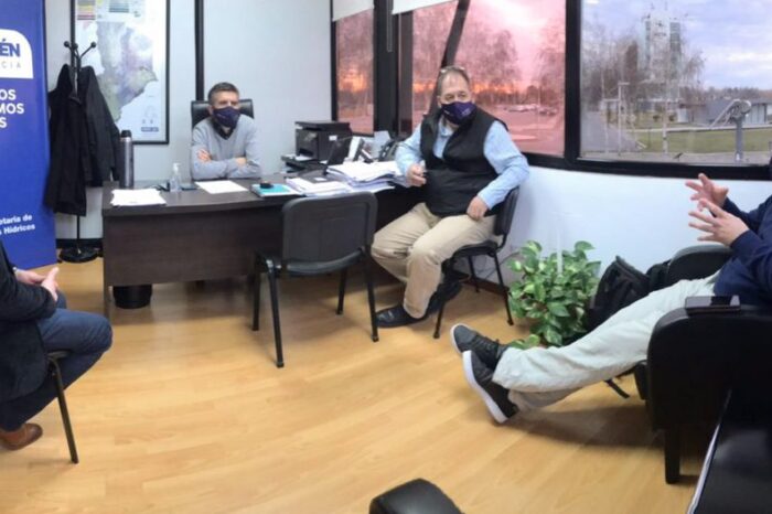 Reunión por obras pluviales para Aluminé y Andacollo