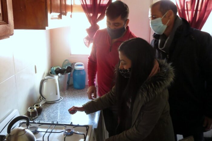Junín de los Andes: Se concretan obras de Gas en barrio el Nehuen Che