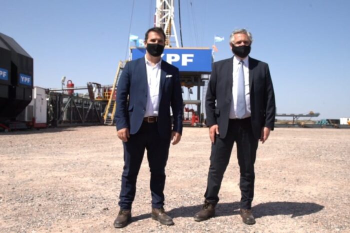 récord histórico de producción de gas no convencional durante julio