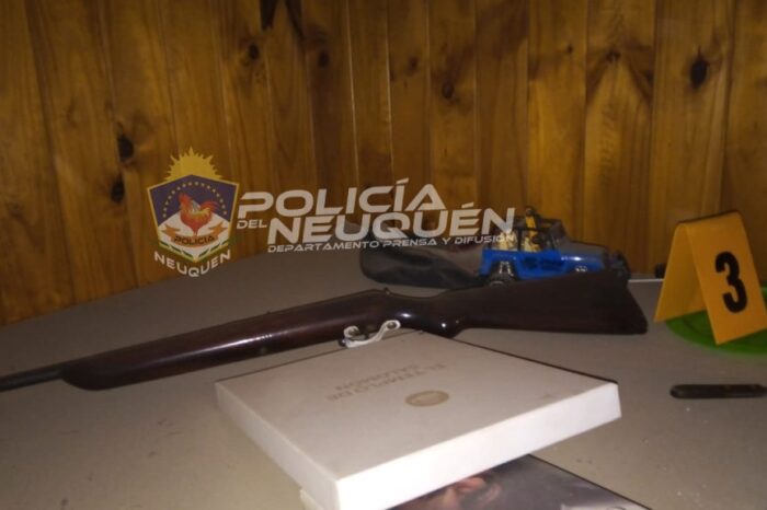San Martín de los Andes: Allanamiento con un demorado