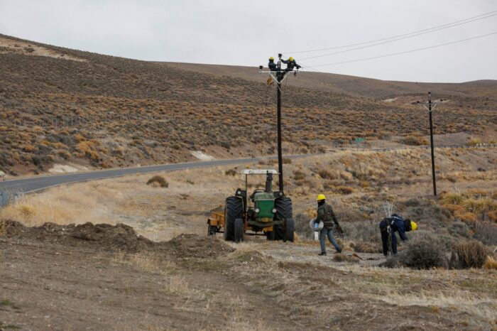 La electrificación rural avanza en el sur de Neuquén