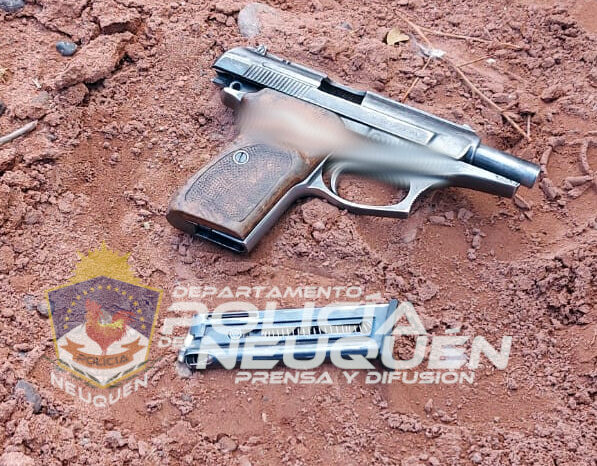 Añelo: Un hombre y una mujer demorados por tenencia de arma de fuego y municiones