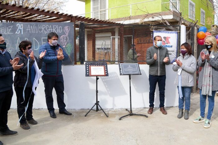 Gutiérrez participó del acto por el 24º aniversario de Arder