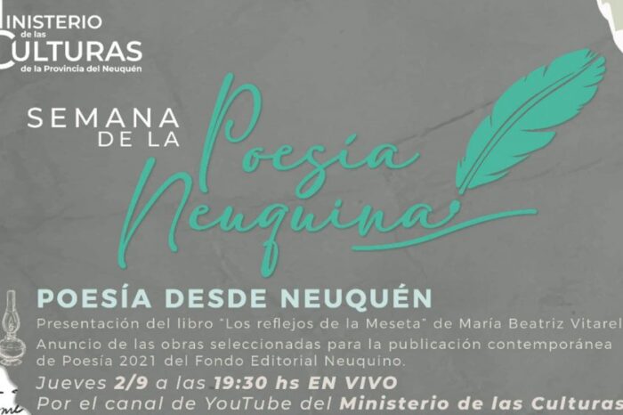 Se viene la semana de la Poesía Neuquina