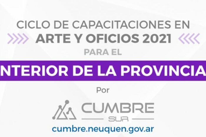Segundo llamado a inscripción para capacitaciones en Arte y Oficios 2021