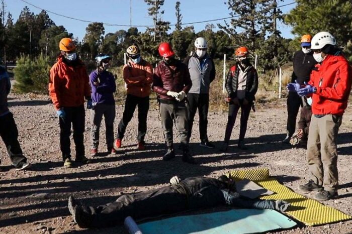 Finalizó exitosamente el curso de socorrismo en ambientes naturales