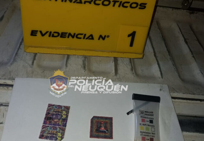 Cria.16° Dos demorados con estupefacientes en su poder