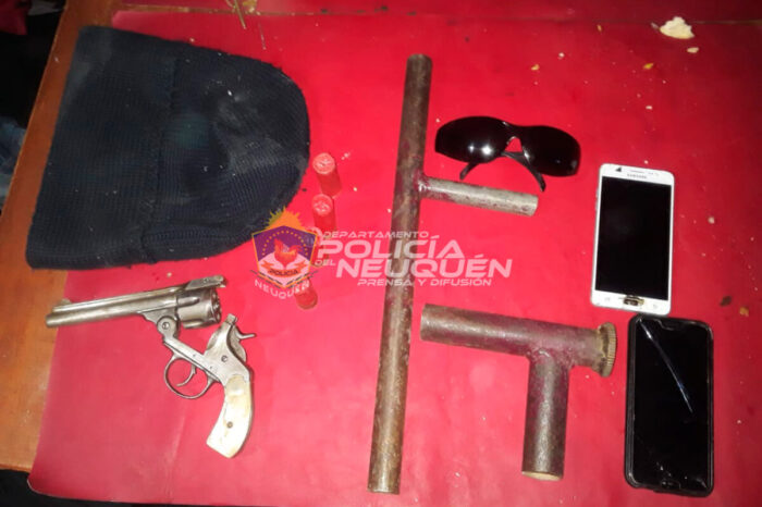 Patricio del Chañar: Secuestran armas, municiones y demoran a una persona en allanamiento