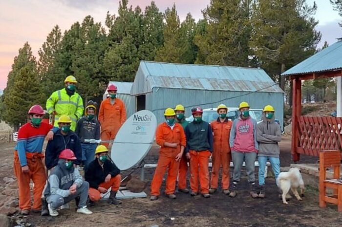 Llevan internet al paraje Los Llanos, próximo a Las Ovejas