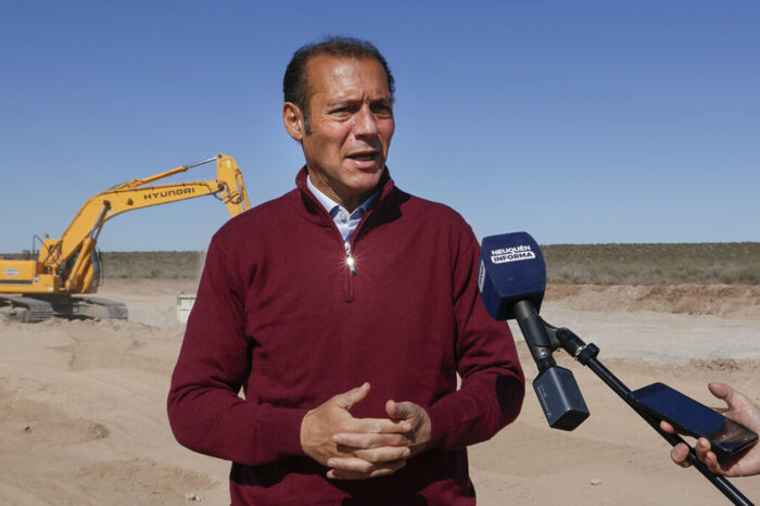 El gobernador supervisó la obra de Ruta 67
