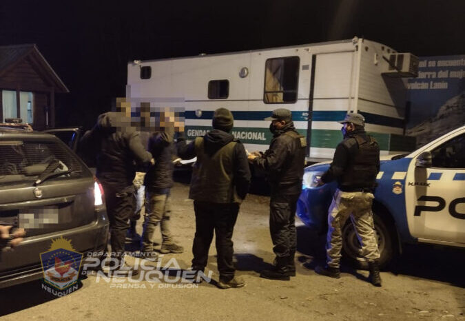 Junín de los Andes: Tres personas fueron aprehendidas tras ingresar de manera ilegal a la Argentina