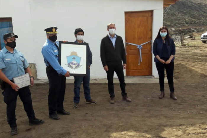 Gutiérrez inauguró un destacamento policial en Pilo Lil