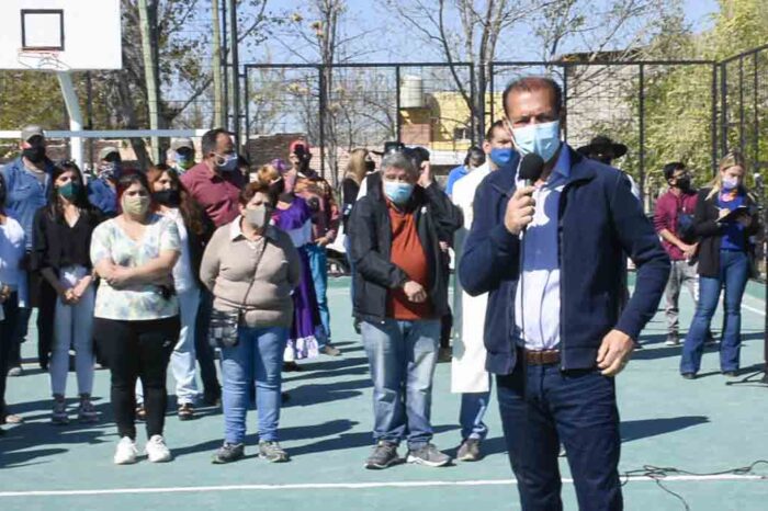 Inauguraron espacio verde en barrio El Progreso
