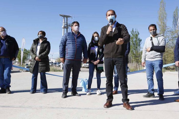 Gutiérrez y Gaido inauguraron puente sobre el arroyo Durán y la apertura de calle Saavedra