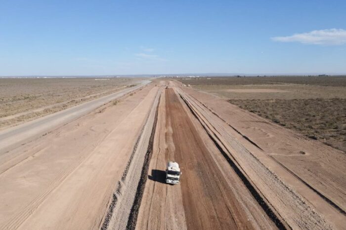 Avanzan los trabajos para la pavimentación de la ruta provincial 67