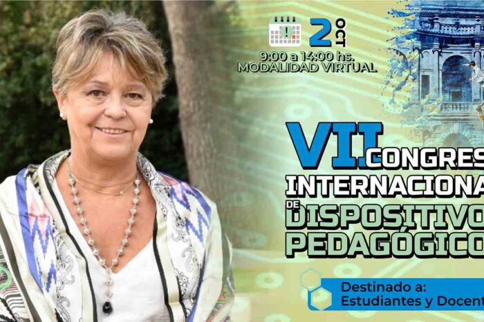 Storioni disertará en el Congreso Internacional de Dispositivos Pedagógicos