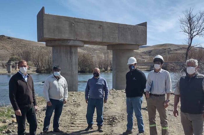 Reinician los trabajos en el puente de La Rinconada luego de la veda climática