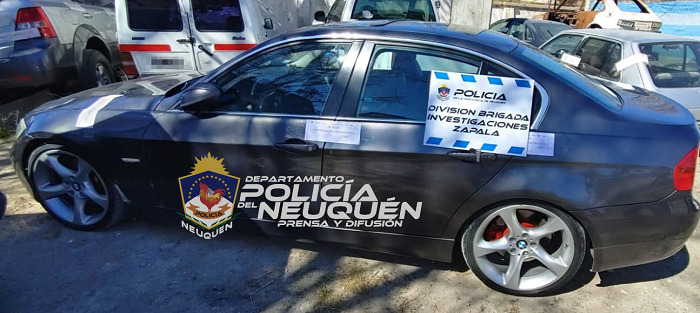 Zapala: Secuestraron un auto de alta gama
