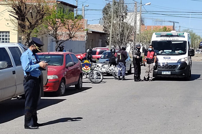 Neuquén: Protagonizó un siniestro en un vehículo robado y fue demorado
