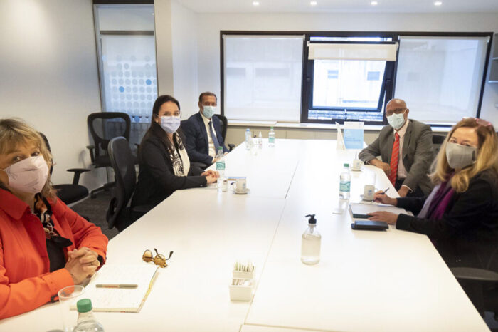 Gutiérrez se reunió con autoridades de ONU en Argentina