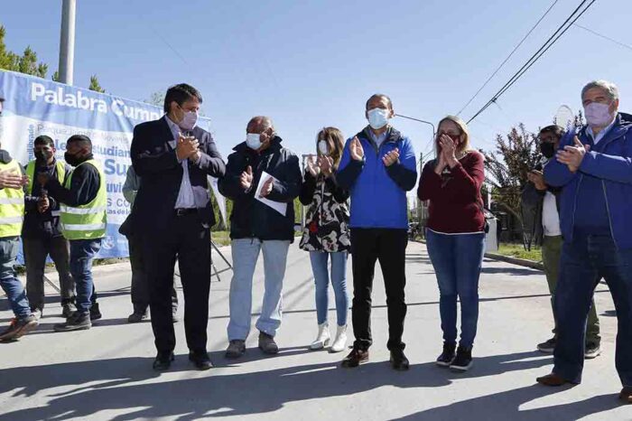 Inauguraron más asfalto en la ciudad de Neuquén