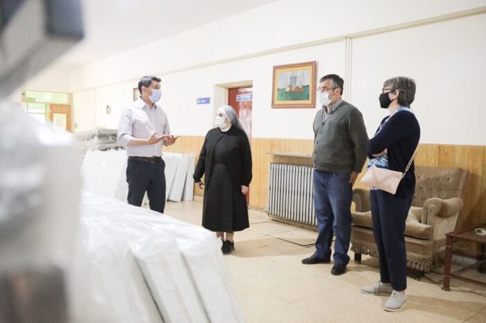 El vicegobernador Marcos Koopmann entregó equipamiento al Hogar “Hermanitas de los Pobres”