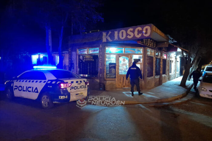 Joven armado asaltó un kiosco, escapa y es atrapado por la Policía