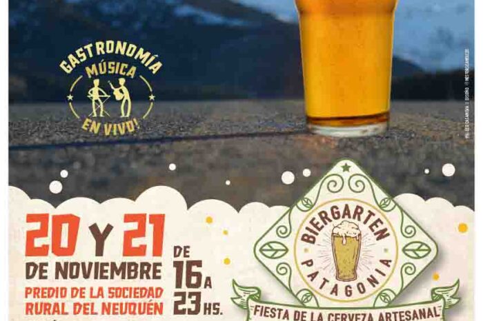 Se viene una nueva edición de Biergarten Patagonia, la Fiesta de la Cerveza Artesanal del Sur Neuquino en Junín de los Andes