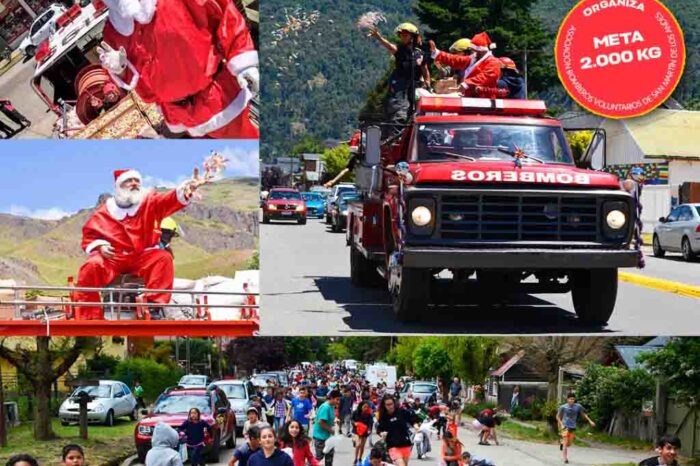 San Martín de los Andes: Se inicia la colecta de 2000 kilos de caramelos para Papá Noel