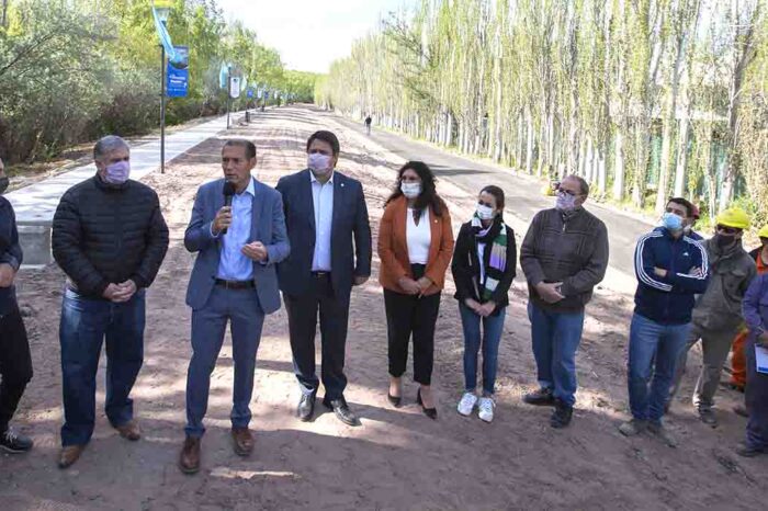 Inauguraron un nuevo tramo del Paseo Costero sobre el río Neuquén