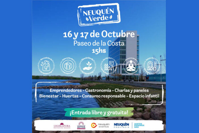 Se realizará la primera edición de Neuquén Verde