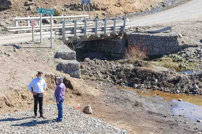 Arroyo Pichinco: Avanza el entubado que conectará la Ruta 21