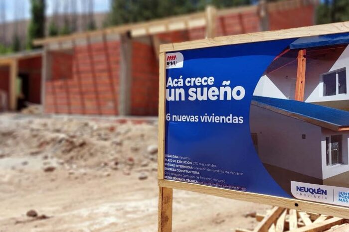 Avanza la construcción de viviendas en Varvarco