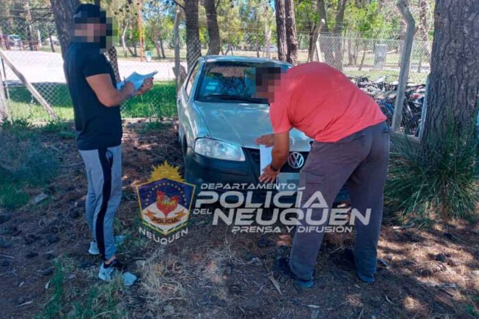 El Chañar.- Recuperan un auto robado y detienen a una de las autoras del hecho. Por Departamento Prensa
